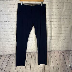 Tailor Vintage Mens Connecticut Originals Canaan Slim Blue Pants W34 x L30